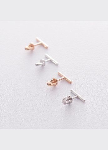 Золоті сережки-пусети Мінімум с06684 Oniks (264644542)