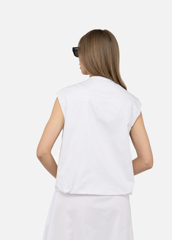 Женский жилет цвет белый CB-00250906 DEPPOT (316226377)