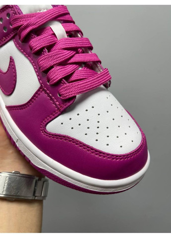 КРОССОВКИ ЖЕНСКИЕ NIKE SB DUNK LOW ACTIVE FUCHSIA НАЙК СБ ДАНК No Brand белые демисезоны (367176907)