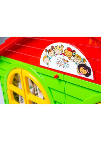 Детский игровой Домик со шторками 02550/3 пластиковый Doloni (365642224)