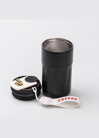 Термокружка Coffee с датчиком температуры 500 мл черная HP-14-10B Yiwu (308038552)