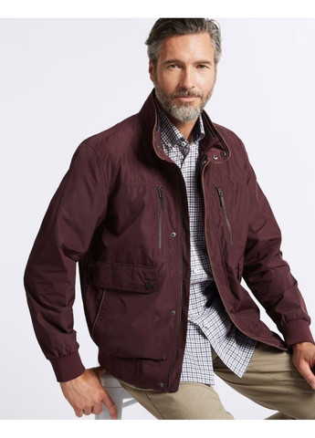 Червона демісезонна чоловіча куртка-бомбер м&s (57768) l червона M&S