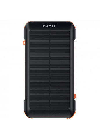 Защищенный повербанк 20000mAh с солнечной панелью, ручным генератором и фонариком (HVPB5126) Havit