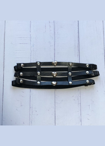 Гартер портупея на ногу з сердечками (арт.16020) No Brand (347316729)