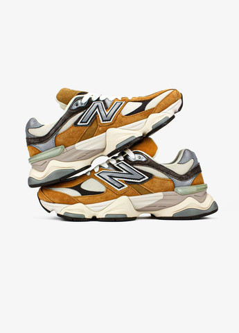 Кросівки жіночі і чоловічі New Balance 9060 workwear brown | Нью Беланс 9060 коричневі No Brand коричневі всесезони (311675138)