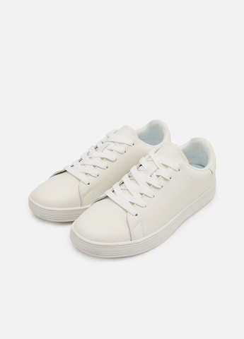 Белые кеды на плоской подошве мужские цвет белый цб-00273236 Stilli