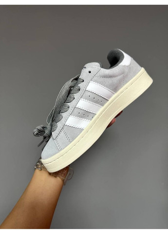 КРОСІВКИ ЖІНОЧІ ADIDAS CAMPUS 00S LIGHT GREY АДІДАС КАМПУС No Brand сірі демісезони (367173065)