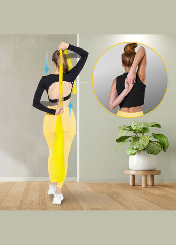 Лента-эспандер для спорта и реабилитации Flat Band 30 м 1-2 кг Yellow () 4FIZJO P-5907739311160 (340459040)