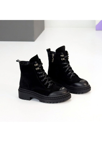 Зимние зимние ботинки Helen из натуральной замши