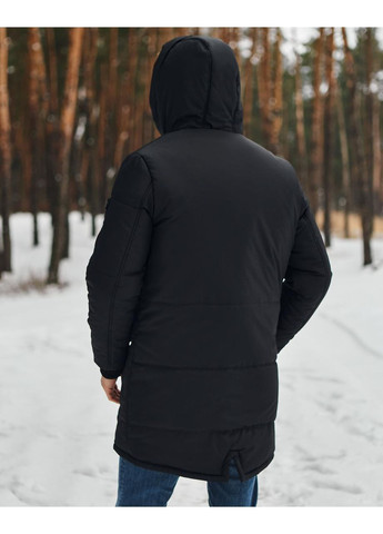 Чорна зимня чоловіча зимова куртка Stylish Touch