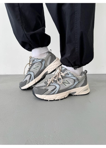 КРОССОВКИ ЖЕНСКИЕ NEW BALANCE 530 GREY METALIC НЬЮ БЕЛАНС 530 No Brand серые демисезоны (367172172)