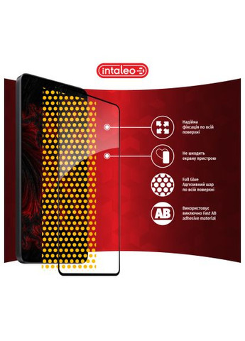 Стекло защитное (1283126583902) Intaleo Full Glue Xiaomi Redmi Note 13 5G Black (366664440)