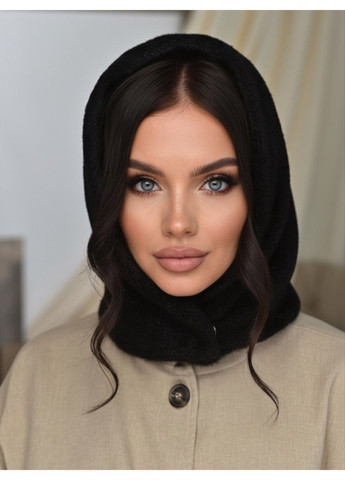 Женский капор Celina из экомеха черный No Brand (367581252)