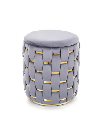 Пуф TIARA VELVET сірий TAP.252 No Brand (391095798)