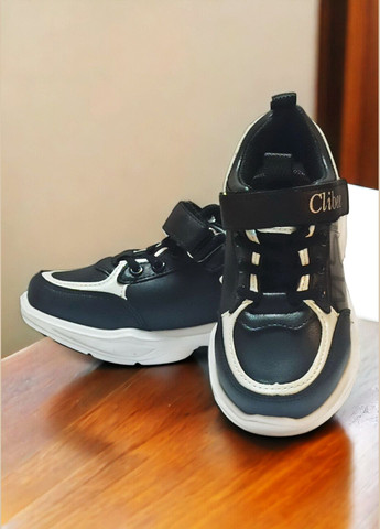 Чорні Осінні дитячі кросівки для хлопчика 158 Clibee