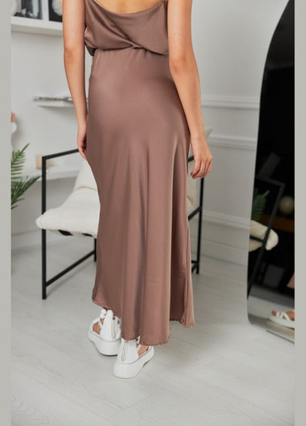 Бежевая вечерний юбка 24.2368 42(s)-44(m) цвет светлое какао AKSAN