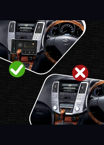 Штатна магнітола для Toyota Harrier II (XU30) 2003-2013 екран 9" 4/32Gb 4G Wi-Fi GPS Top Lesko (378909049)