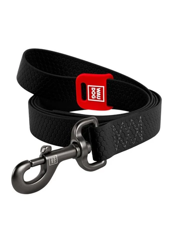 Поводок для собак водостойкий WAUDOG Waterproof, M, Ш 20 мм, Д 305 см черный Collar (362578453)