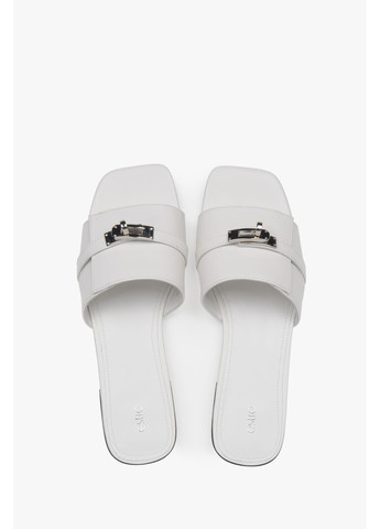 Шльопанці, колір білий Estro (367179645)