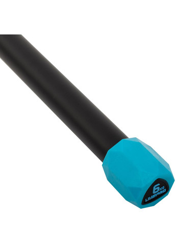 Бодибар Body Bar 6кг LP8145-6 (l-1,185м, металл, TPR) LiveUp (361434757)