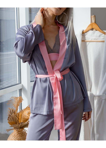 Комбинированный демисезонный пижамный комплект Модельєр