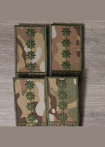 Шеврон Погон Поліції на світлому мультикамі з номером (КОРД) No Brand (336381632)