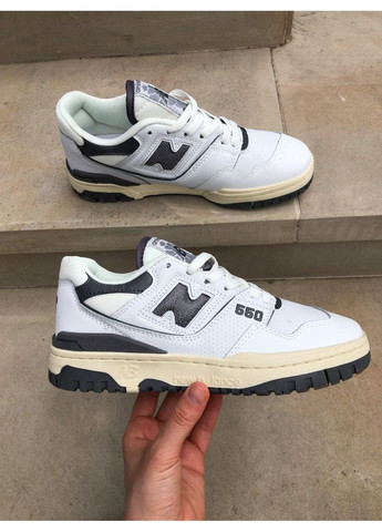 Белые демисезонные кроссовки мужские new balance 550 aime leon dore white navy нью беланс 550 No Brand