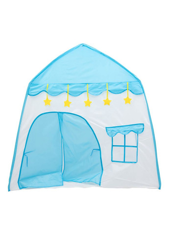 Детская игровая палатка домик для детей голубая 125х100х120 см палатка для игр и отдыха ProDobro (364190003)