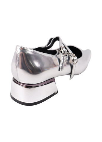 Renzoni Туфли женские на каблуке серебро серый з, — (304727200)
