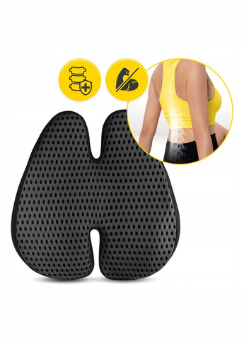 Ортопедическая подушка для спины 41 x 40 см Black () 4FIZJO P-5907739318763 (340459069)