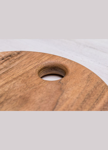 Доска ореховая «Круг» L Круглая досточка с логотипом EcoWalnut (295266077)