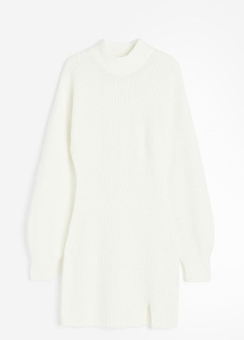 Білий кежуал сукня H&M однотонна