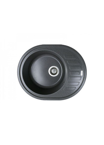 Кухонна мийка зі штучного каменю/кварцева 615х495х200 мм, овальна OVUM Графіт (30500615495) Adamant (368157260)