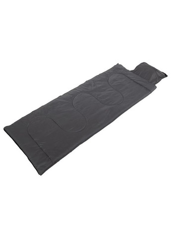 Спальний мішок ковдра з підголівником (PL, нап.неткан.волокно 200г/мс, 900г, р-р 185+36х75см, t+10до+25, Сірий) Champion (354702994)