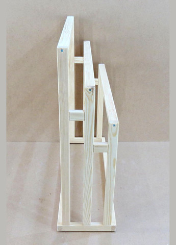 Стійка-вішалка підлогова з дерева Хайес 80 бланже (СШВ-800401) No Brand (328209166)