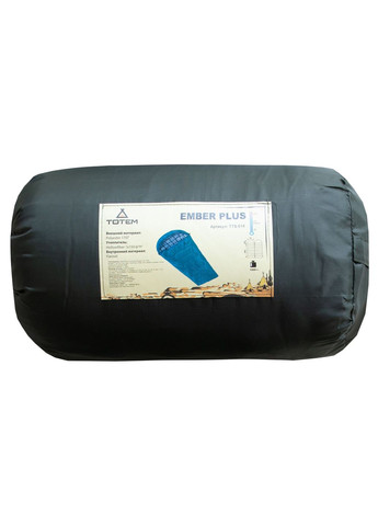 Спальний мішок ковдра з капюшоном олива ліва Totem Ember Plus (331913569)