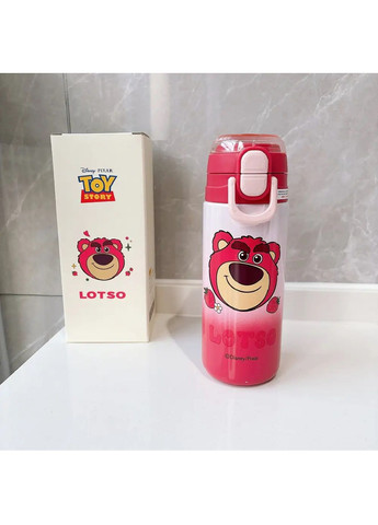 Детский термос из нержавеющей стали пластика с персонажем 500 мл 22,5x7,2 см (480796-Prob) Медведь Лотсо Unbranded (344464794)