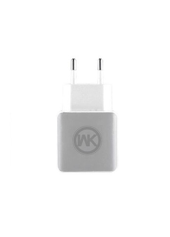 Комлект зарядного устройства WP-U11m Blanc 2.1A/2USB в комплекте кабель USB/МicroUSB 220V EU WK (340935500)