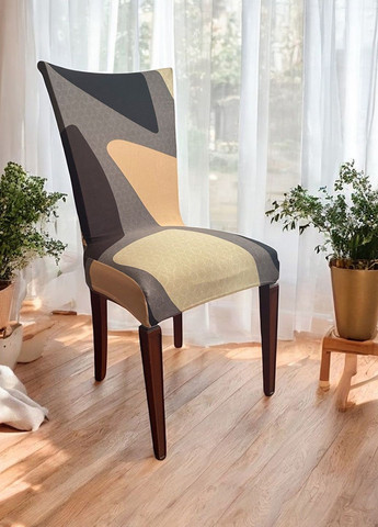 Чехол на стул универсальный трикотажный 072 Love You (325221275)