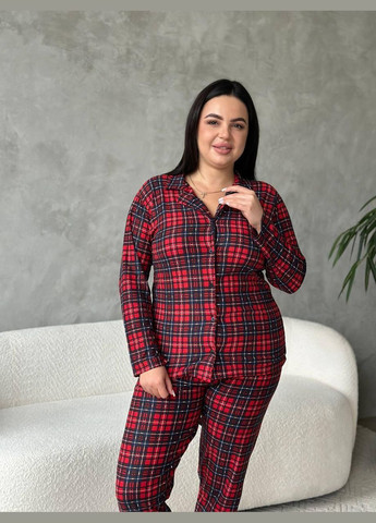 Комбінована жіноча піжама великих розмірів GT
