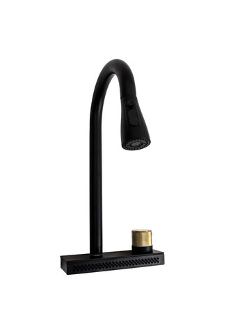 Змішувач під мийку "Водоспад" ZS86 (black) Platinum (336937410)