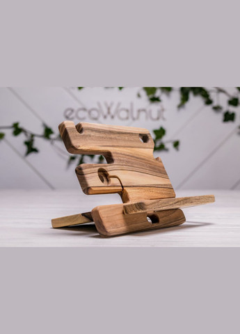 Аксессуар «Слайдер iWatch» Подставка с именной гравировкой EcoWalnut (293510809)