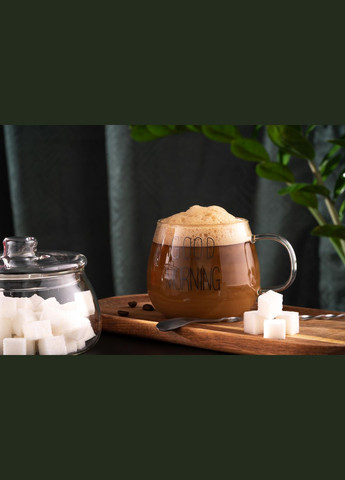 Набір чашок з ручками Good Morning 430 мл 2 шт AR2643BMR Ardesto (335820415)