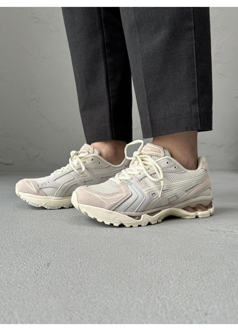 Рожеві Осінні кросівки чоловічі asics gel-kayano 14 beige / pink асікс гель каяно 14 No Brand