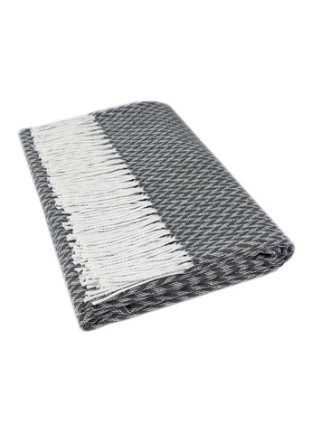 Плед хлопковый LINDA серый 140 x 200 см Love You (300229043)