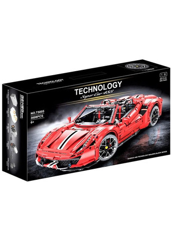 Машинка Technic GTE 488 Супер гоночний автомобіль T5005К T5005А 3608 Huada Toys (329895917)