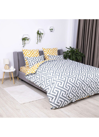 Комплект постельного белья семейный с наволочками 70*70 см, 115 гр/м2 Labyrinth Серый (14440150215) ТЕП (364100238)