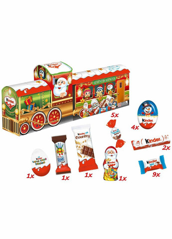 Адвент-календарь Поезд Mix 221 гр. Германия Kinder (346049325)