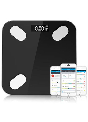 Смарт ваги для підлоги, електронні MS-2017A з додатком на телефон, до 180 кг Domotec (364664325)
