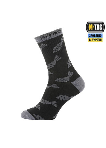Носки легкие Mk.3 Mortar Bombs Black M-TAC (315047934)
